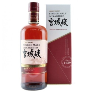 Miyagikyo Sherry Wood Finish Whisky. Whisky Japonés