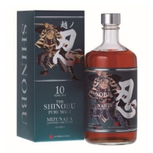 Shinobu 10 Años Mizunara OAK Finish. Whisky Japonés.